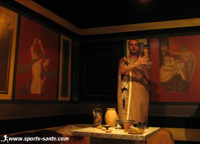photo de la salle à manger de la Grèce Antique